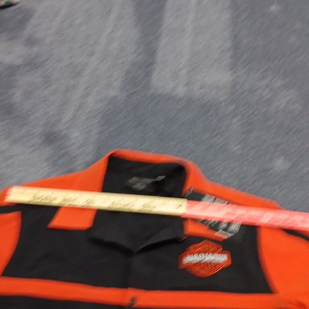 Harley-Davidson Men's Black and Orange Casual Shirt - Picture 5 of 7